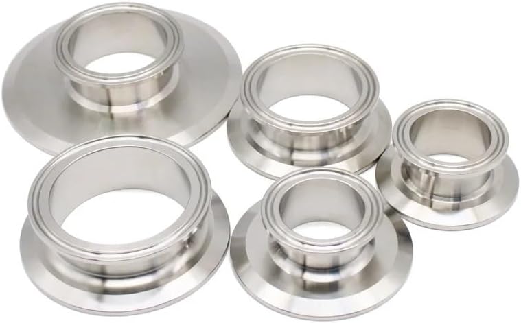 Tri Clamp Reducer End Cover 1.5" 2" 2.5"3"4" SS304 Stainless Steel 50.5 64 77.5mm Ferrule brew Beer Pipe Fitting(50.5mm x 91mm)