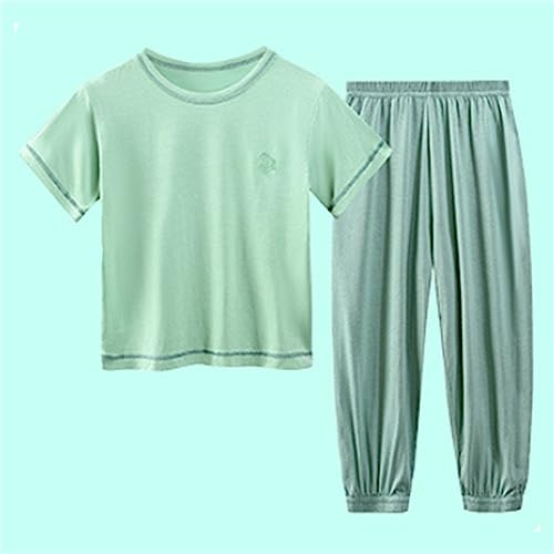 Kids Girls Boys 𝗣ajamas Short Sleeve 𝐒leepwear 2 Piece Joggers Pants 𝐏js Toddler Cotton 𝐋ounge𝐰ear Outfit2