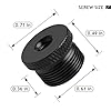 Frgyee 4 Pack Mic Stand Adapter 1/4 Female to 5/8 Male Screw Adapter Thread Tripod Screw Adapter for Microphone Stand Mount to Camera Tripod #3