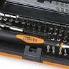 Beta 1256/C Micro Screwdriver Set with 36 4mm Bits, Drive Handle and Magnetic Extension