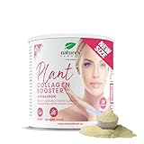 Nature's Finest by Nutrisslim Plant Collagen Booster 120g (24 Days), with Hyaluron, Vitamin C and Biotin, Sugar-Free – Collagen Supplements for Women Vegan, Natural Collagen Synthesis