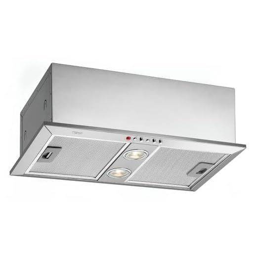 TEKA Campana Extractora Telescópica 55 cm con Motor de Doble Turbina, 3 Velocidades, 2 Lámparas LED, Recirculación de Aire Potente y Silenciosa GFH 55