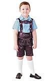 Rodwake Boys Oktoberfest Costume Beer Festival Outfit Bavarian Kids German Lederhosen Halloween Cosplay