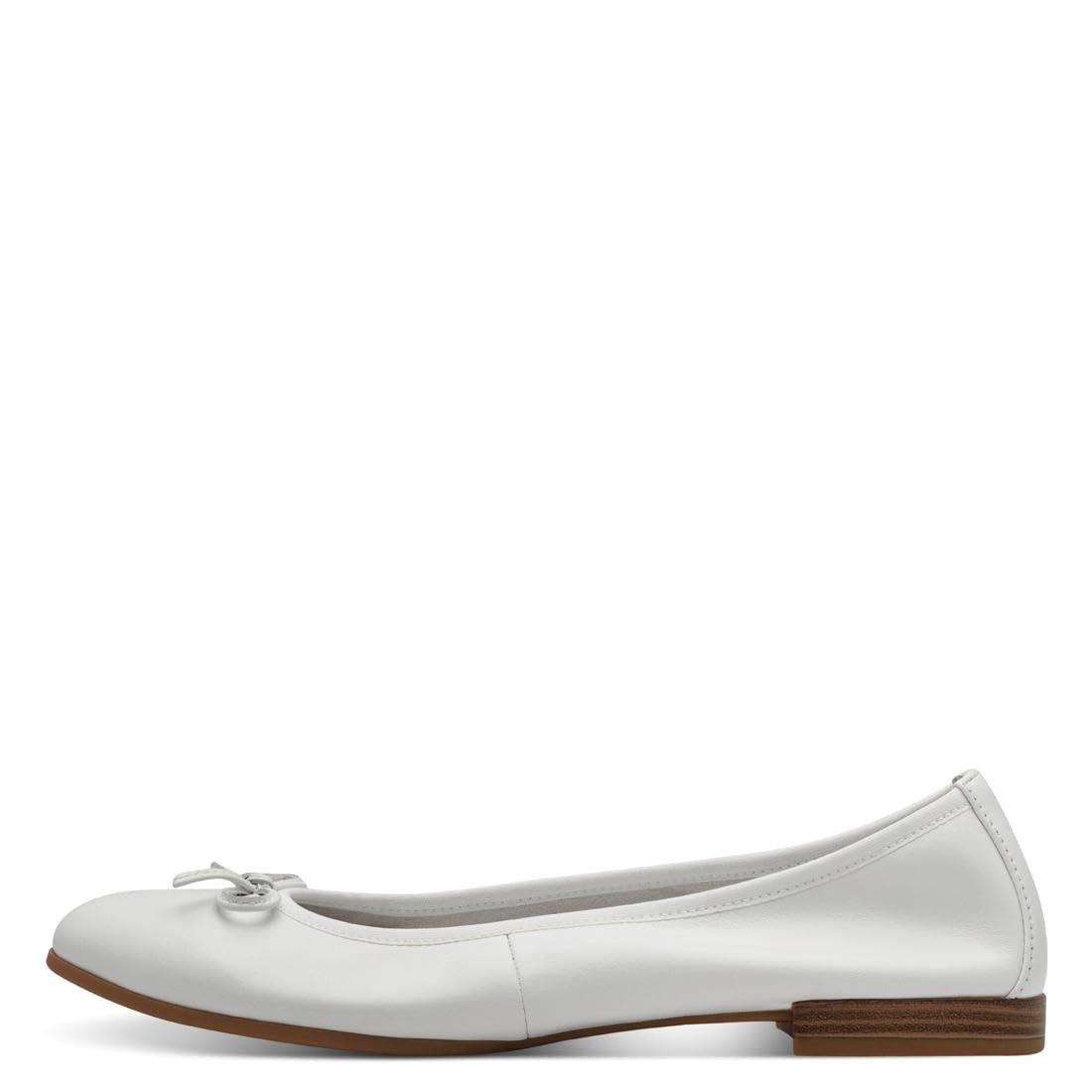 Tamaris Donna ballerina pelle piatta bianco 36 EU