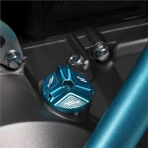 Accesorios de protección CNC en aluminio azul para motor CFMOTO 800MT-X 2025 2