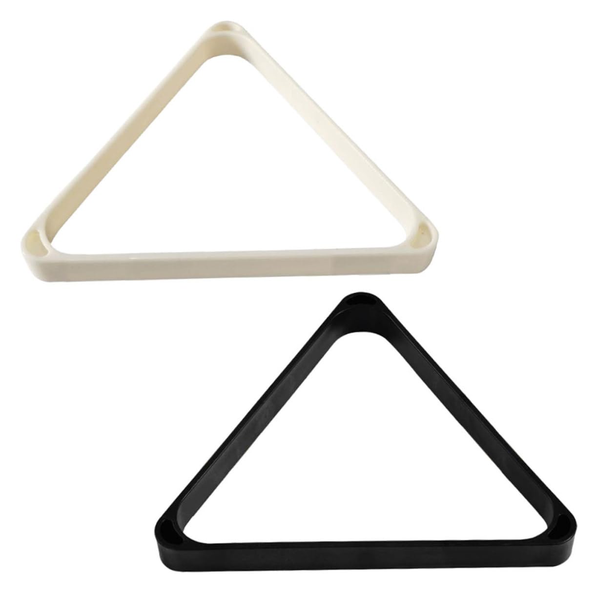 balacoo Merican Style Billiard Ball Triangle Rack 2pcs Plastic Pool Ball Rack High Grade Plastic Sturdy Holder for Home