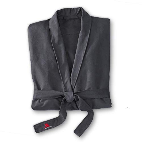 Marriott Microfiber Robe - Luxury Hotel Robe for Bath & Shower - One Size Fits Most - Charcoal
