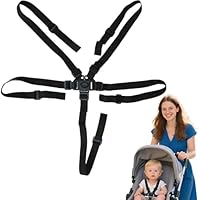5-Punkt-Sicherheitsgurt für Tripp Trapp Gurt und Stokke Tripp Trapp Gurt, Kompatibel mit Hauck Hochstuhl Zubehör, Ideal für Kinder von 6 Monaten bis 3 Jahren
