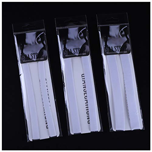 Image of 3 Pairs Bra Strap Replacement Elastic Adjustable Removable Multi Color