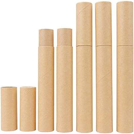 200pcs/lot Kraft Paper Incense Tube Incense Barrel Small Storage Box for pencil Joss Stick Convenient Carrying 2.7cmx20.7m