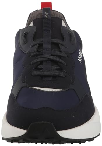 Image of HUGO Mens Running Style Mix Material Sneakers