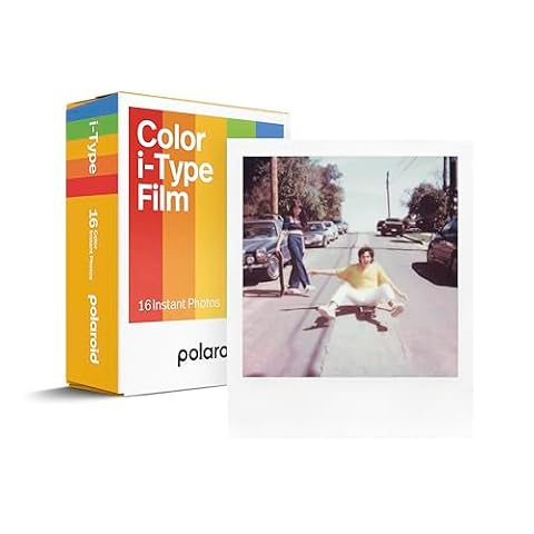Polaroid Color I-Type 6009 Film do Aparatów Natychmiastowych, Biały, 16 Sztuk