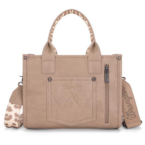 Image of Montana West x Wrangler Tote Bag for Women Western Cow Print Purse Designer Top Handle Handbags