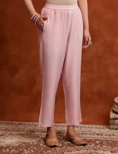 Image of Amazon Brand - Myx Women's V Neck Embroidered Kurta Set With Dupatta | Salwar Suit Set (Available In Plus Sizes)