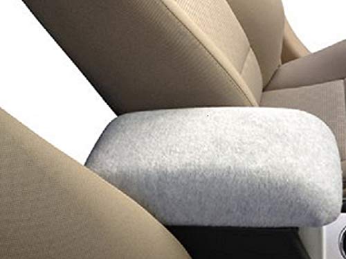 Car Console Covers Plus Made In Usa Designed For Ford Explorer 2011-2023 Fleece Auto Armrest Center Console Cover Protector Light Gray #TOP24