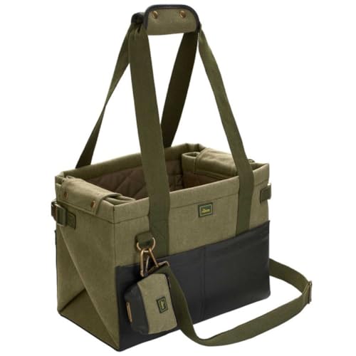 Madison 2-in-1 Tragetasche & Decke für Hunde und Katzen, praktisch für unterwegs und auf Reisen Farbe Khaki, Größe one-Size