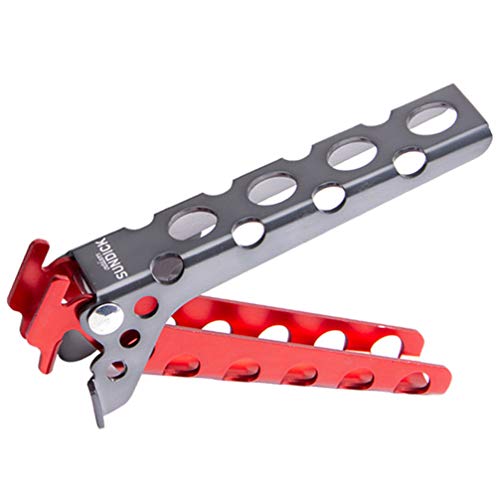 VORCOOL Camping Pot Pan Gripper Bowl Gripper Aluminum Bowl Pot Gripper Anti-hot Handle Clip Gripper Dish Gripper Clamp Clip Retriever Heat Insulation Kitchen Tools - Image 4