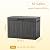 GYMHILL 50 Gallon Outdoor & Indoor Deck Storage Box, Waterproof Lockable Patio Storage Container for Gardening Tools, Picnic Supplies, Easy to Assemble, Black