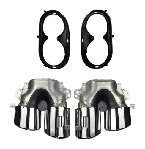 Puntas de escape W177 C118 silenciadores para parachoques de Mercedes A35 GLB35