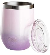 Amazon タンブラー ふた付き グラデーションカラー 真空断熱タンブラー 保冷保温 マグカップ おしゃれ 溢れにくい ステンレスタンブラー 360ml 魔法瓶 ビール コーヒーカップ Bottlebottle Bottle Bottle タンブラーグラス