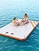GarveeLife Inflatable Floating Dock 8 x 6 ft Air Dock Platform Non-Slip Surface Thick Lake Floats with Portable Carrying Bag for Lakes, Pool, Beach, Ocean