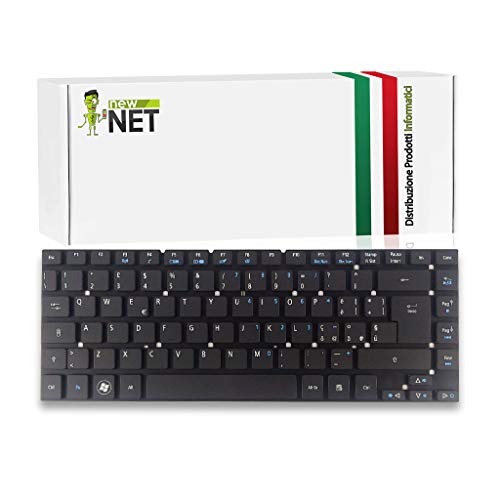 NewNet Keyboards - Tastiera Italiana Compatibile con Notebook Acer Aspire 4830 4830G 4830T 4830TG 3830 3830G 3830T 3830TG Serie ES1-511 ES1-520 ES1-521