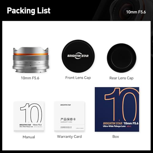 10mm F5.6 Fisheye Manual Focus Prime Lens for Nikon Z-Mount Mirrorless Cameras, APS-C Ultra-Wide Angle Fixed Lens, Fit for Z7II, Z6II, Z7, Z6, Z9, Z50, Z5, Z-FC, Z30 (Silver) - Image 6