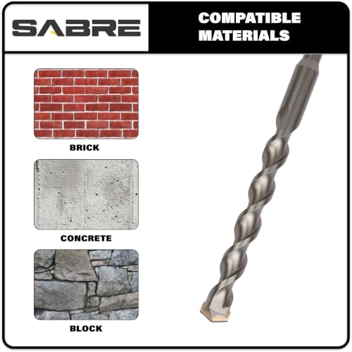 Sabre Tools 3/4 Inch SDS-Plus Rotary Hammer Bit