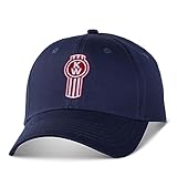 Kenworth Motors Trucks Navy Blue & Red Embroidered KW Bug Logo Twill Hat/Cap
