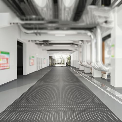 Rouleau de sol de garage en PVC vert 1.3x1m pour atelier - 3