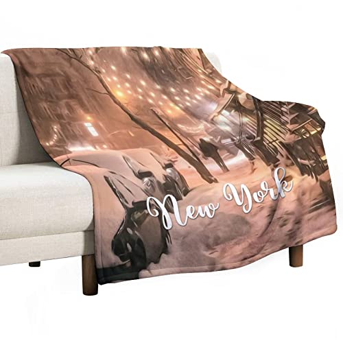 Couverture polaire New York réversible, le cadeau de maison idéal