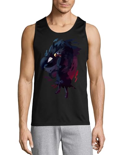 Débardeur en coton homme noir Anime 139 - Maillot de corps été respirant