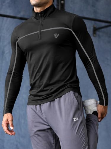 Image of EYEBOGLER Men's Full Sleeve Sports T-Shirt | Athletic Activewear for Running, Gym, Workout, Training & Outdoor Activities