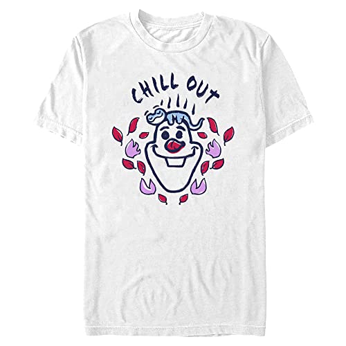 Disney Olaf t-shirt homme fini les hauts inconfortables avec ce coton doux