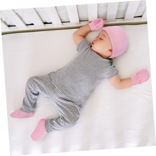 2Sets Hats and Mittens for Newborns Soft and Comfortable Accessories for Months and Options Essential Newborn Essentials Multi4