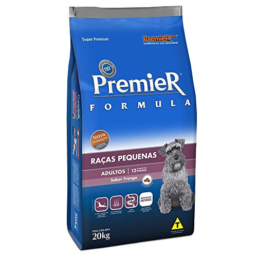 Premier - Ração Formula Alimento Para Cães Adultos Porte Pequeno Sabor Frango Pacote de 20kg