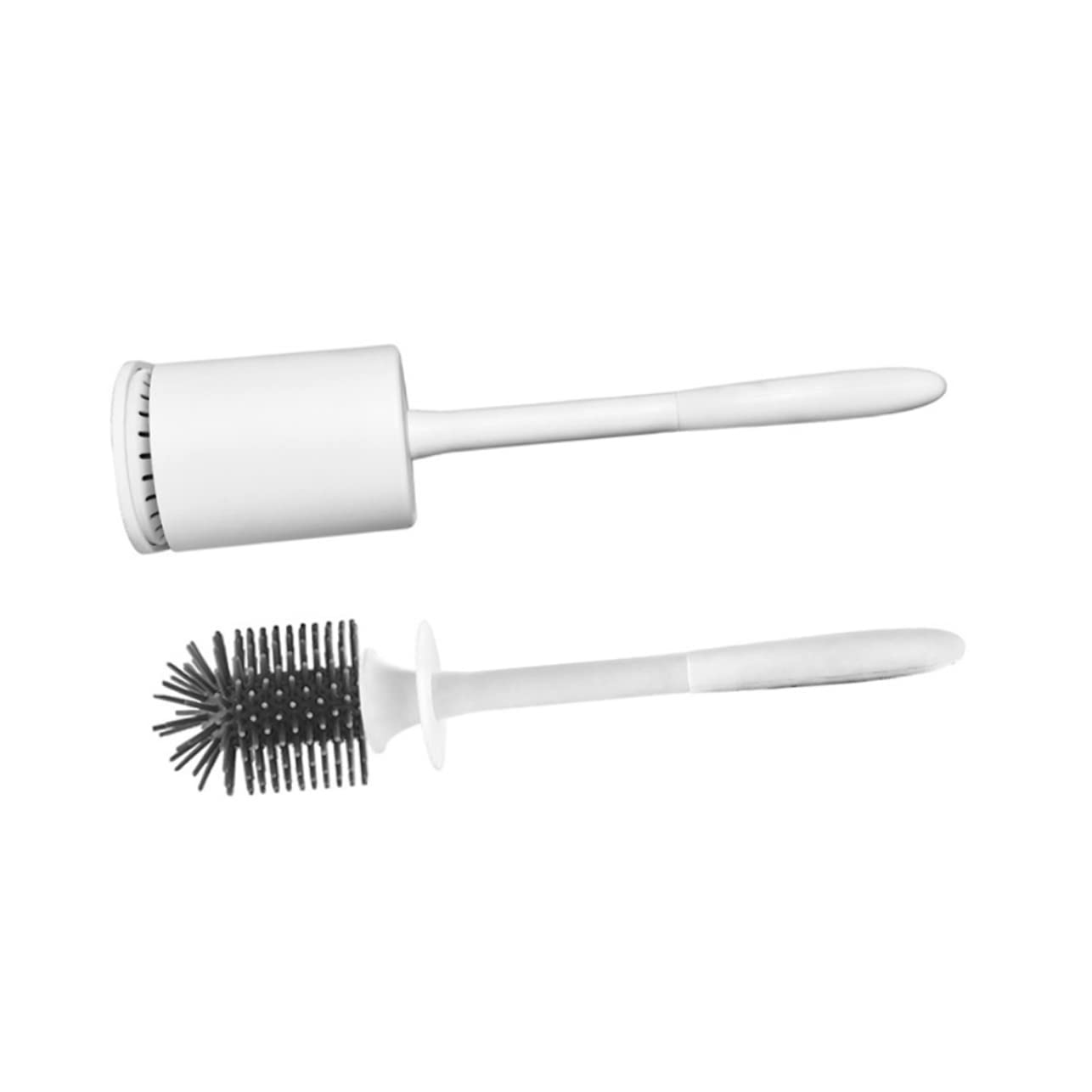 Brosse murale design blanc pour salle de bain familiale nette