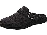 Komfortweite G 1/2 Rohde Herren Hausschuhe Pantoffeln Lecco 2700, Größe:45 EU, Farbe:Grau