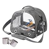 Large application : boîte de transport adaptée pour les perroquets, perruches, canaris et autres petits oiseaux. Parfait pour les excursions, les voyages, les visites chez le vétérinaire ou tout simplement pour les courts transports. Cette boîte de transport polyvalente facilite la vie quotidienne de chaque propriétaire d'oiseaux.
