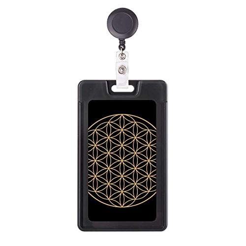 Porte-badge rétractable totem géométrique contre la perte de carte d'accès