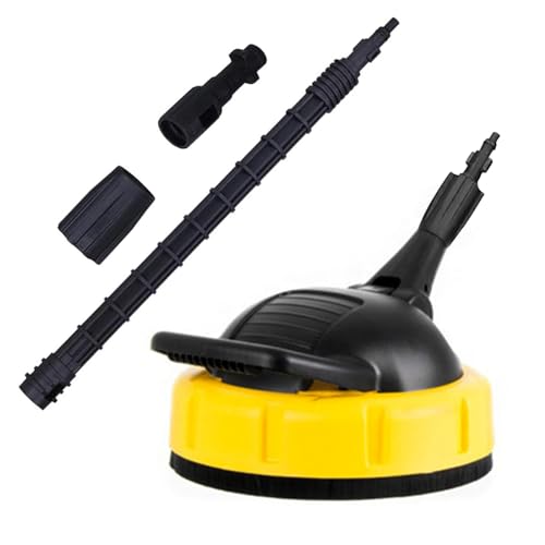 Limpiador de superficies para limpiadores de alta presión, limpiador de terrazas para Kärcher K2, K3, K4, K5, K6, K7, limpiador de superficies para uso diario, para patio, entrada (sin punta de