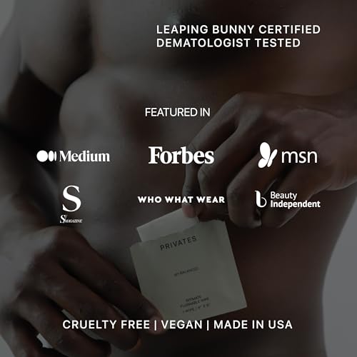 Image of PRIVATES pH-Balanced INTIMATE WIPES for Women & Men | Odor Control, Irritation & Dryness Relief | Hydrating & Soothing with Aloe | Microbiome-Friendly | Natural Ingredients | Fragrance-Free | 25 Count