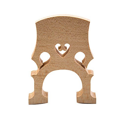 Andoer 1Pc Replacement Part 3/4 Maple Bridge For Double Bass Contrabass Upright Bass #TOP6