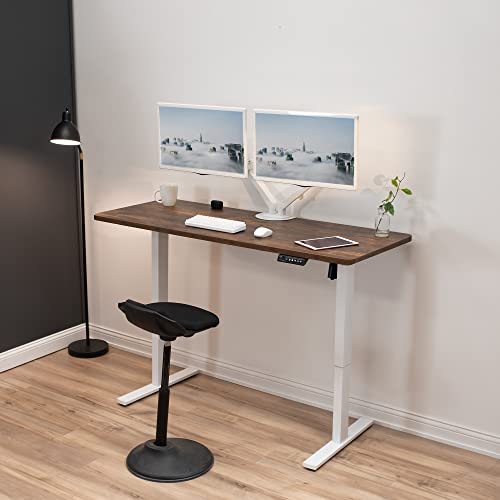 VIVO Steel Reinforcement Bracket Mount Plate for Thin, Glass, and Other Fragile Table Top Surfaces, Compatible with Most Monitor Stand C-Clamp Installations, Anti-Slip No Scratch, White, STAND-AC01RW by VIVO - Image 7