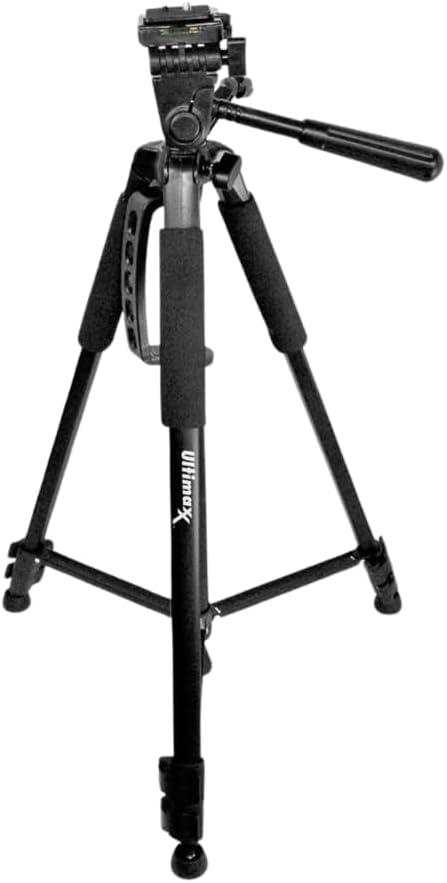 “Maybe missing pieces “Ultimaxx Professional 60-inch Aluminum Alloy Tripod with Carrying Case Compatible with Canon, Nikon, Sony, Samsung, Olympus, Panasonic and Pentax DSLR Cameras & Camcorder
