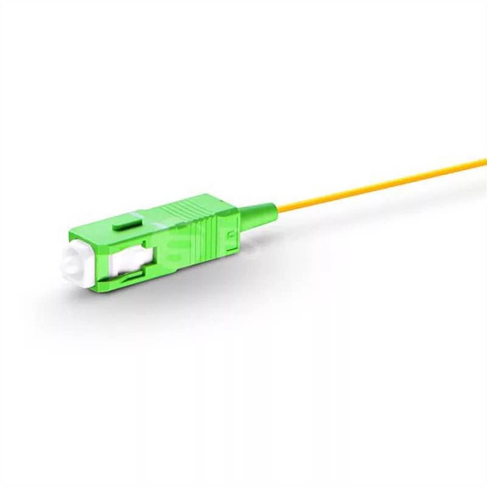 Accesorios de Fibra óptica 50 0pcs SC APC Modo de una Sola Fibra óptica Pigtail 1m Modo único Fibra óptica Pigtail 0.9mm G657A2 Equipos de comunicacion