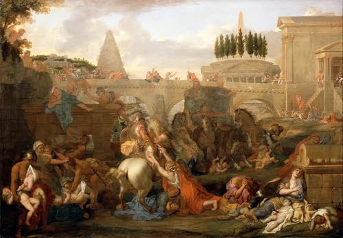 Peintures le Massacre des Innocents de Charles Le Brun pour un salon moderne élégant