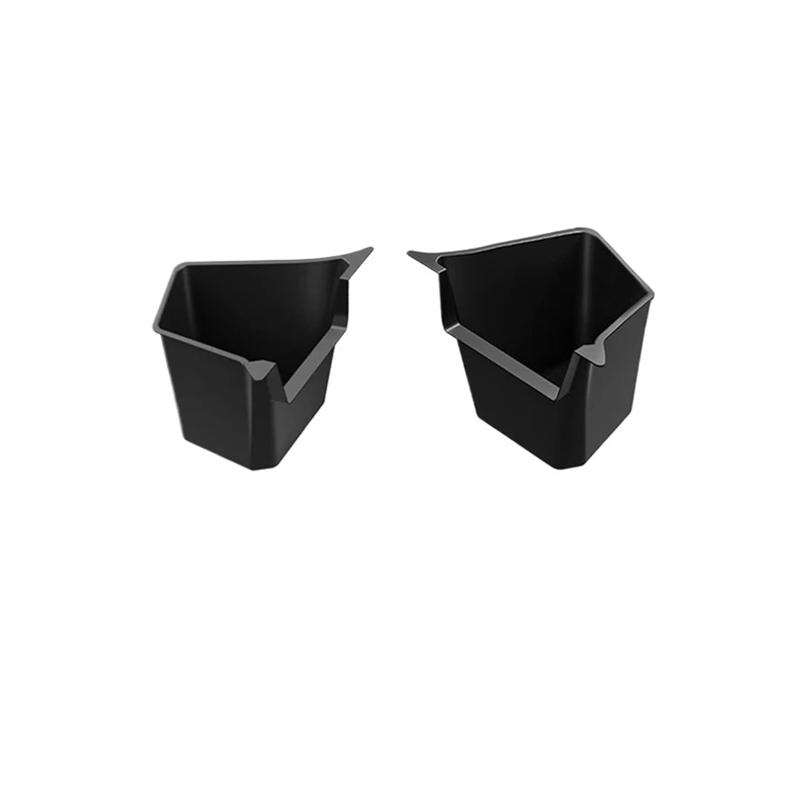 AJHJET For Tesla For Model For Y For Juniper 2025 Rear Luggage Side Storage Bucket Set TPE Body+Plush Pad Partition Car Interior Accessories(Barrel body 2Pieces)