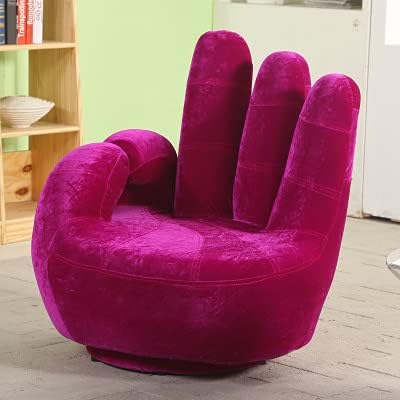 Lazy Sofa Fashion OK Finger Sofa Chair Leather Sofa Chair Cute Lazy Sofa Five Finger Sofa Computer Small Sofa Chair Sofas and Chairs (Color : Elegant Purple) (Purple Flannel)