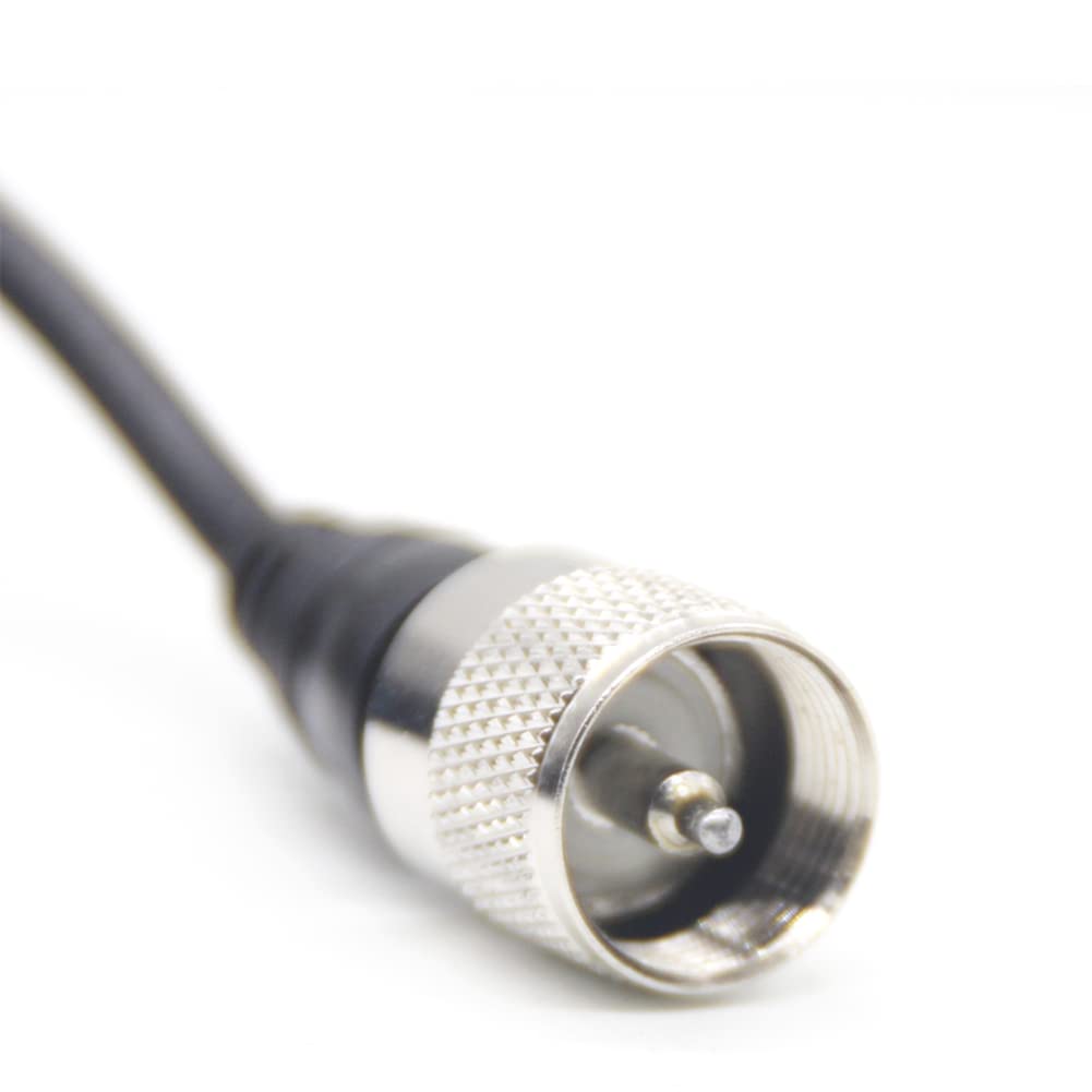 Auto Haifischflosse Antenne,Asudaro Dual Band Antenne 5M Verlängerungskabel UHF/VHF Funkantenne mit 144 MHz 430 MHz Tragbar Autoradiosignale Antenne für Zwei-Wege-Walkie Talkie-Funkantenne